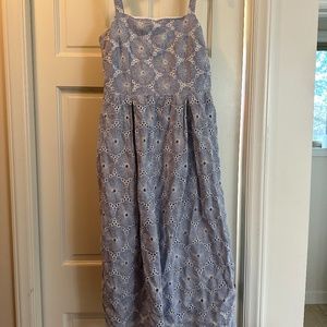 Summer Dress in classic blue and white